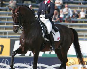 Emma Hindle and Lancet at the 2006 World Equestrian Games :: Photo © Astrid Appels