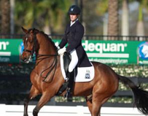 Chris von Martels and Zilverstar at the 2015 CDI Wellington