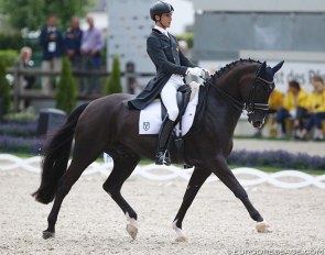 Juan Matute Guimon and Dhannie at the 2017 CDIO Aachen :: Photo © Astrid Appels