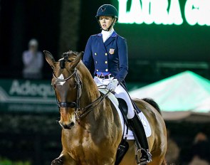 Laura Graves and Verdades at the 2018 CDI-W Wellington :: Photo © Sue Stickle