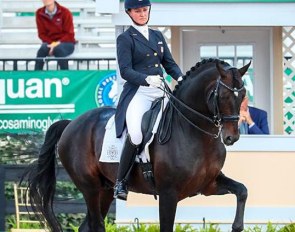 Lyle and Salvino at the 2018 CDI-W Wellington :: Photo © Sue Stickle