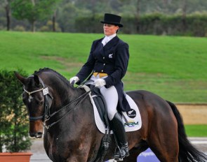 Vanessa Way and KH Arvan at the 2013 CDI Sydney :: Photo © Venhaus
