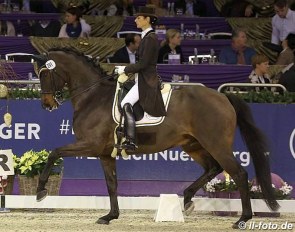 Wientzek-Plage and Robinvale at the 2017 CDI Frankfurt in December :: Photo © LL-foto