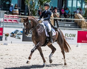 Alexis Hellyer on Bluefields Floreno at the 2018 CDI Bawley Point :: Photo © Stephen Mowbray