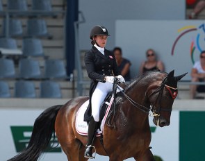 Victoria Vallentin and Select Ecco at the 2014 CDIO-U25 Aachen :: Photo © Astrid Appels