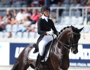Denise Nekeman and Boston at the 2017 CDIO-U25 Aachen :: Photo © Astrid Appels