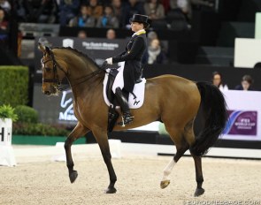 Isabell Werth and Emilio at the 2018 CDI-W 's Hertogenbosch :: Photo © Astrid Appels