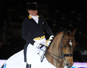 Isabell Werth and Emilio win the 2018 CDI-W 's Hertogenbosch :: Photo © Astrid Appels