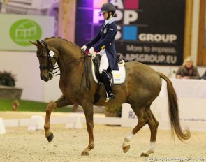 Josefin Gyllensward and Don Angelo at the 2018 CDI Lier :: Photo © Astrid Appels