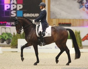 Mary Hanna and Boogie Woogie at the 2018 CDI Lier :: Photo © Astrid Appels