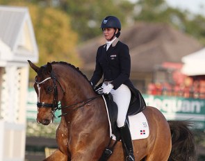 Yvonne Losos de Muniz and Foco Loco W at the 2018 CDI Wellington :: Photo © Astrid Appels