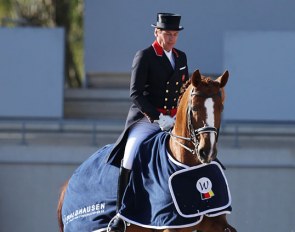 Emile Faurie and Dono di Maggio win the 2018 CDI Aachen Grand Prix for Special :: Photo © Astrid Appels