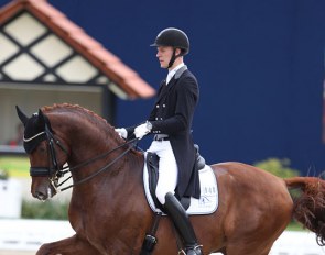 Daniel Bachmann Andersen and Blue Hors Veneziano at the 2018 CDI Hagen :: Photo © Ridehesten