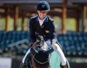 Kasey Perry-Glass and Gorklintgaards Dublet at the 2018 CDI Tryon :: Photo © Sue Stickle
