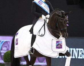 Isabell Werth and Weihegold at the 2018 World Cup Finals :: Photo © Astrid Appels