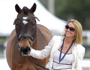 Pre-Elite programme member P.J. Rizvi and Breaking Dawn at the 2018 CDI 5* Wellington vet check :: Photo © Astrid Appels