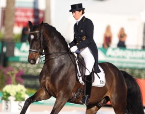 Tinne Vilhelmson on Paridon Magi at the 2018 CDI Wellington : Photo © Astrid Appels