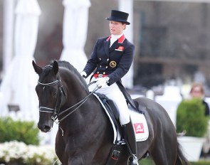 Laura Tomlinson and Capri Sonne JR will make their CDI Grand Prix debut at the 2018 Aachen Dressage Days :: Photo © Astrid Appels