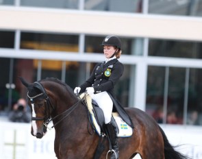 Mathilde Hannell and Deela Mae at the 2016 European Under 25 Championships :: Photo © Astrid Appels