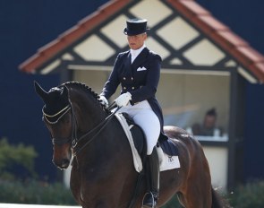 Insa Hansen and Bluetooth at the 2018 CDI Hagen :: Photo © Astrid Appels