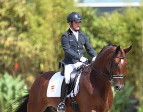 Adrián Roldan Narvaez on Forzento at the 2017 European Junior/Young Riders Championships :: Photo © Astrid Appels
