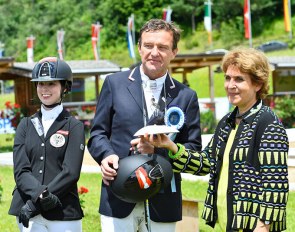Julia Sciancalepore, Pepo Puch and Evelyn Haim-Swarovski at the 2017 CDI Fritzens