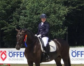 Emma Kanerva and Mist of Titanium at the 2018 CDN Cloppenburg