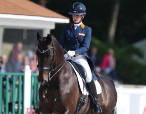 Katja Gevers and Thriller at the 2018 CDIO Compiègne :: Photo © Astrid Appels