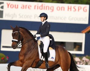 Anna Guseynova and Lauda at the 2018 CDIO-PJYR Hagen :: Photo © Astrid Appels