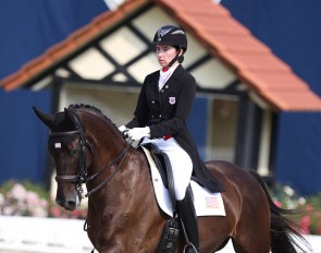 Anna Weniger and Don Derrick at the 2018 CDIO-PJYR Hagen :: Photo © Astrid Appels
