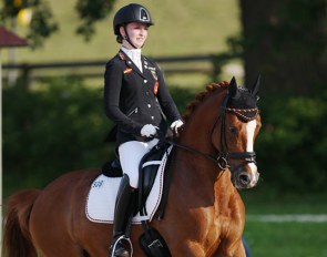 Julia Barbian and Der Kleine König at the 2018 CDIO-PJYR Hagen :: Photo © Astrid Appels
