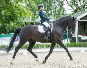 Tatiana Bierieżnow and Romantica at the 2018 CDI Mariakalnok :: Photo © Lukasz Kowalski