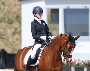 Frederikke Gram Jacobsen and Gee Gee at the 2018 CDIO Uggerhalne