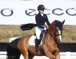 Mathilde Merethe Klaesson on Sandbæks Rio-El at the 2018 CDIO Uggerhalne :: Photo © Astrid Appels