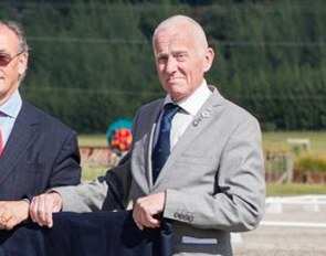 Bo Ahman at the 2014 FEI World Dressage Challenge in New Zealand :: Photo © Libby Law