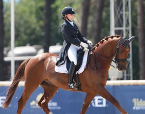 Soraya Brison and Giorgio Armani at the 2015 European Young Riders Championships :: Photo © Astrid Appels