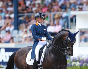Emmelie Scholtens and Apache at the 2018 CDIO Aachen :: Photo © Astrid Appels