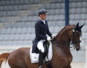 Australian Warwick McLean and Sir Heinrich M at the Australian WEG Nominated Event in Aachen in May :: Photo © Astrid Appels