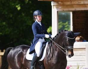 Katelijne Maes on Ibou van de Kapelhof at the 2018 CDIO Compiègne :: Photo © Astrid Appels
