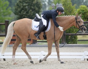 A happy hug for his pony Dangast from Greek 12-year-old, Alexandros Katsikis, who claimed Children’s Individual gold and Team Bronze at the Balkan Dressage Championships 2018 in Plovdiv (BUL) :: Photo © Mariana Gkliati
