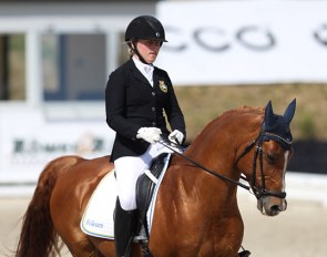 Wynja Eriksdotter Rubin on Wacos Rache at the 2018 CDIO Uggerhalne :: Photo © Astrid Appels