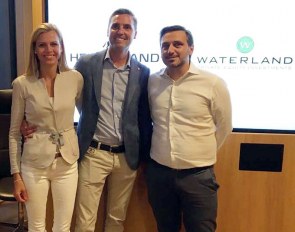 Marianne and Andreas Helgstrand with Kasper Kristiansen of Waterland Private Equity