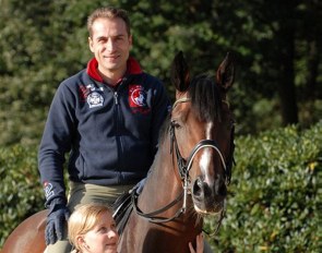 Italian dressage trainer Alessandro Alemani