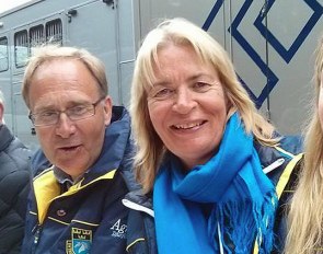 Swedish team captain Bo Jena and Annika Westerberg at the 2015 CDIO Rotterdam