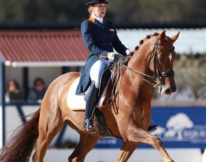 Lynne Maas and Zamora at the 2015 CDI Vidauban :: Photo © Astrid Appels