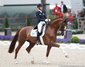Ingrid Klimke and Geraldine at the 2016 CDIO Aachen : Photo © Astrid Appels