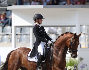 Jil Marielle Becks and Damon's Satelite at the 2018 CDIO-U25 Aachen :: Photo © Astrid Appels
