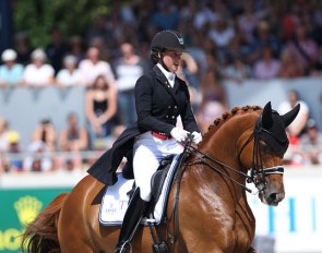 Cathrine Dufour and Atterupgaards Cassidy at the 2018 CDIO Aachen :: Photo © Astrid Appels