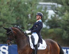 Filippo di Marco and Rockabella at the 2018 European Young Riders Championships :: Photo © Astrid Appels