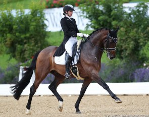Simone Pearce and Wladimir O.A. at the 2018 CDI Fritzens :: Photo © Astrid Appels